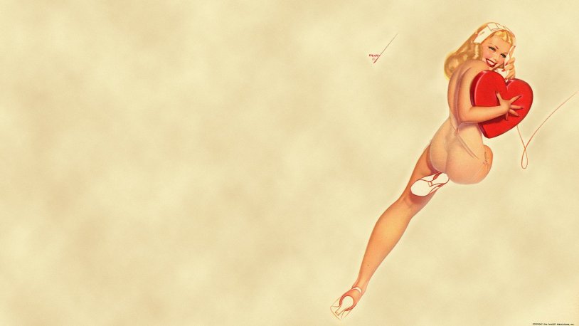 A naked woman is meditating