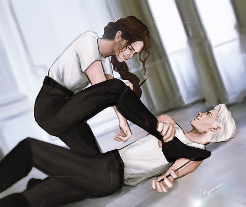 Hermione and Malfoy kiss