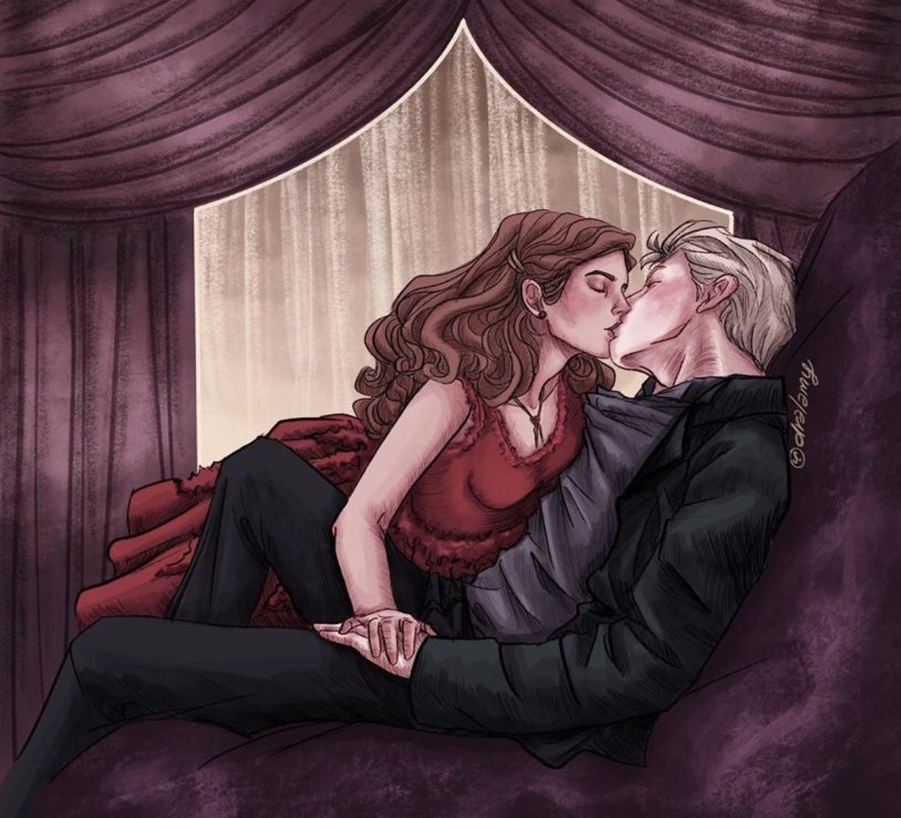 Draco Malfoy and Hermione Granger Art 18