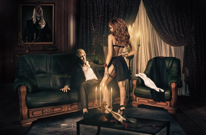 Draco Malfoy and Hermione Art