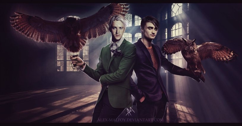 Harry Potter and Draco Malfoy Slash