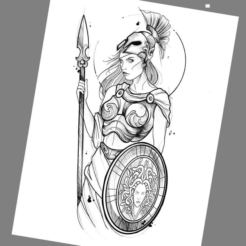 Scandinavian tattoo for girls