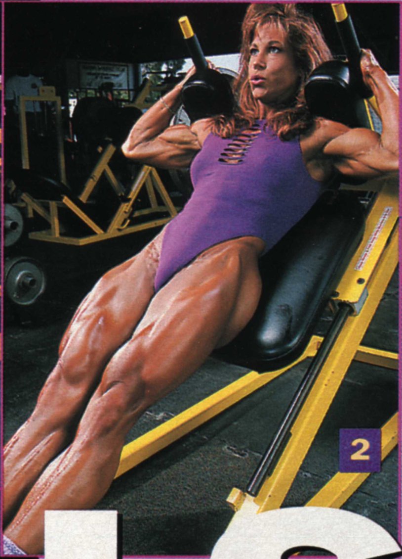 The bodybuilder Heather Tristany