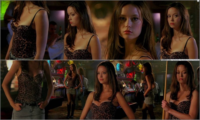 Summer Glau in a swimsuit
