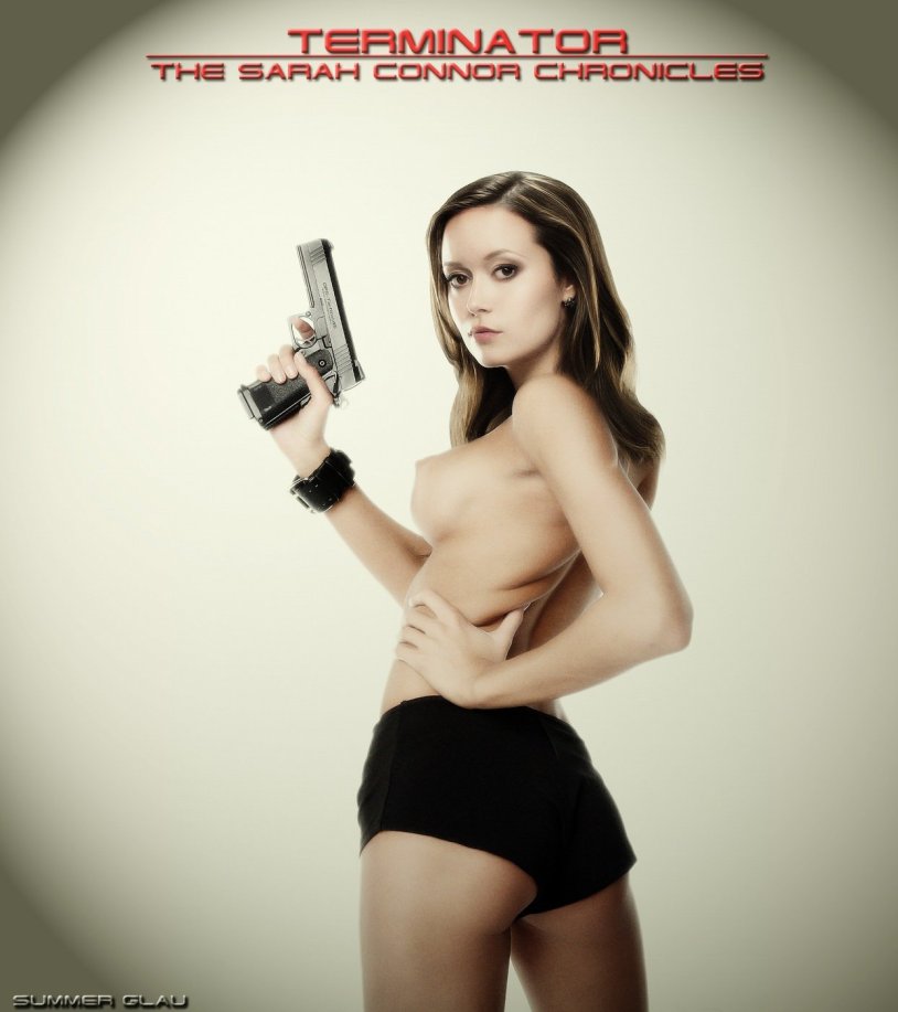 Summer Glau in the underwear of the chronicle of Sarah Connor