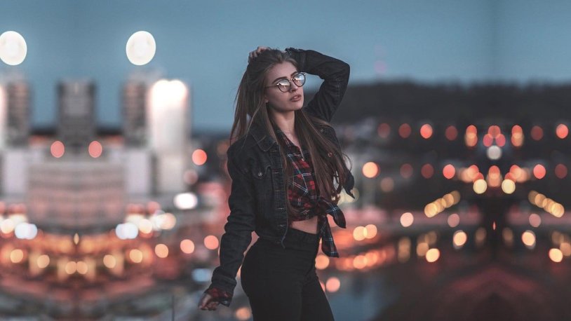 Anna von klinski in a dress