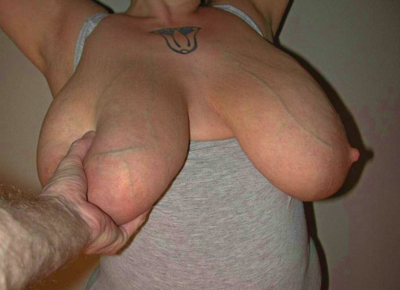 Mature with huge nipples