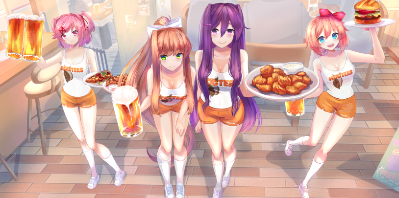 Doki Doki Literature Club Monica Monica