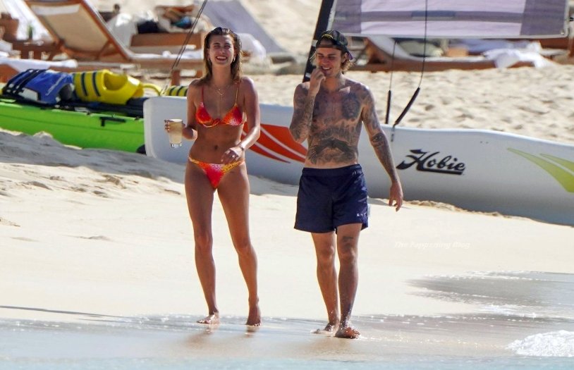 Haley Bieber in Paris