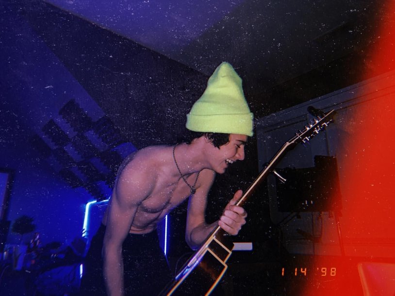 Aidan Gallagher photo shoot in water