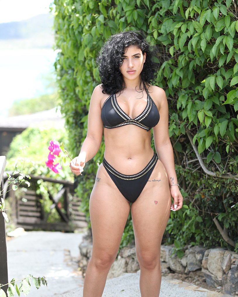 Alyssa Sorto Golden Bikini