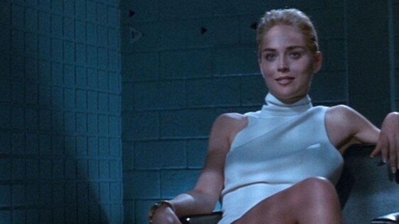 Sharon Stone sits the main instinct