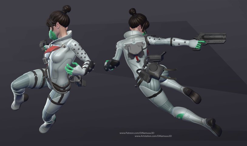 WRAITH APEX 3D Model