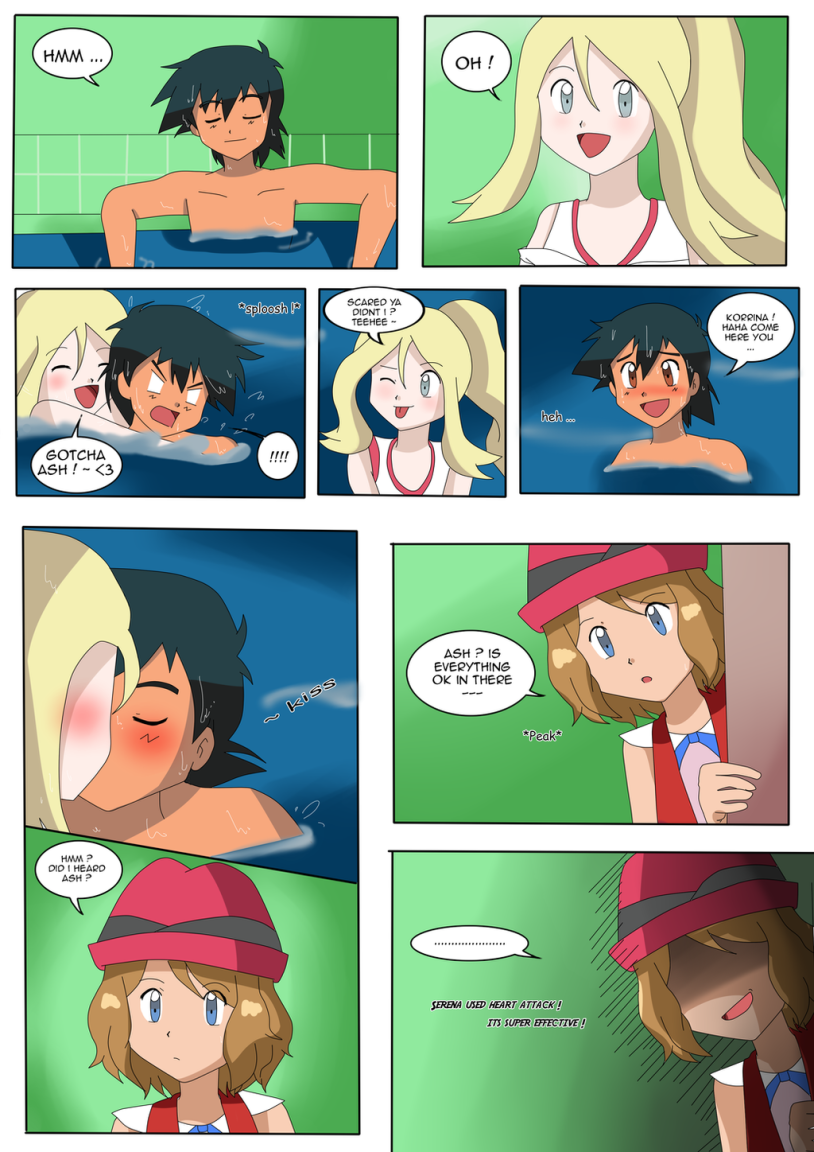Pokemon comics Ash and Siren