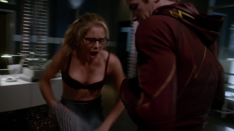 Emily Bett Ricards in Nizhny