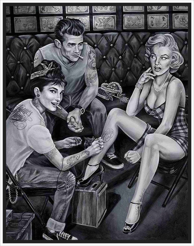 James Dean Audrey Hepburn