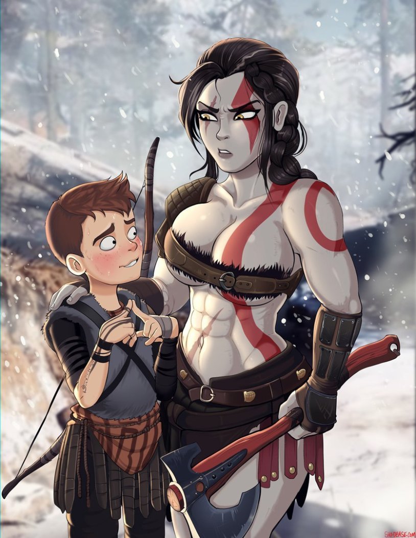 Kratos Atrey and Freya