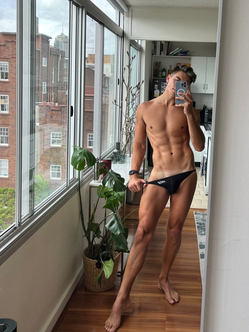 Nathan Kriis is naked