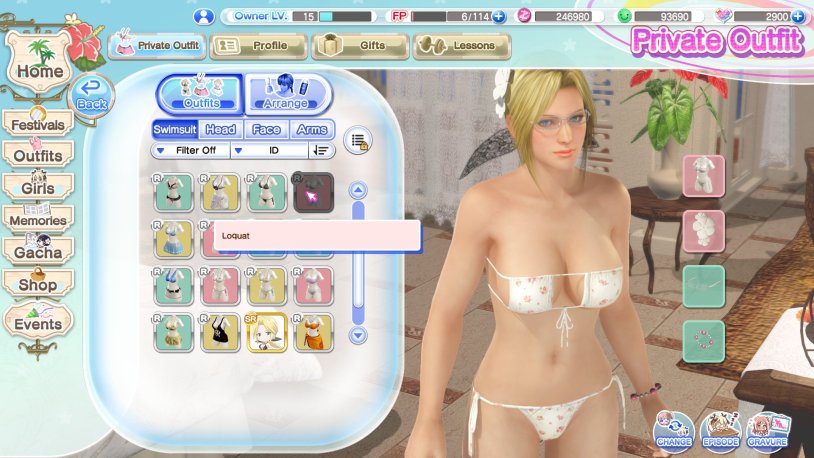 Neptunia Hyperdimenia u nude mod