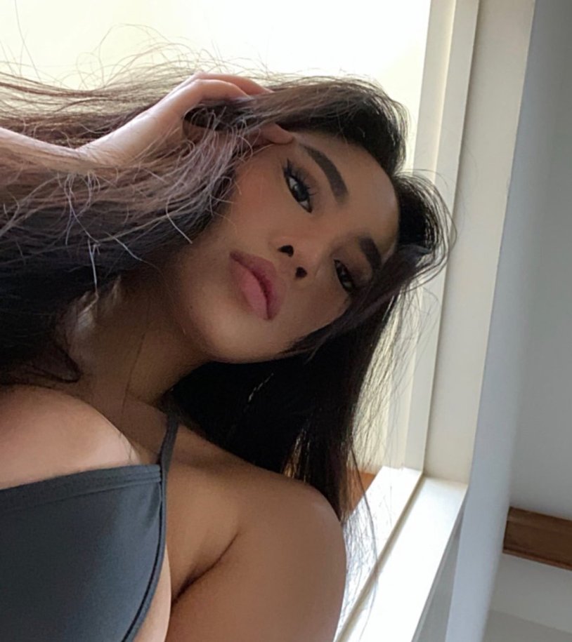 Esther Maab in a swimsuit