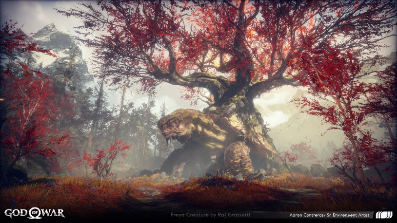 Adult Atrey from God of War