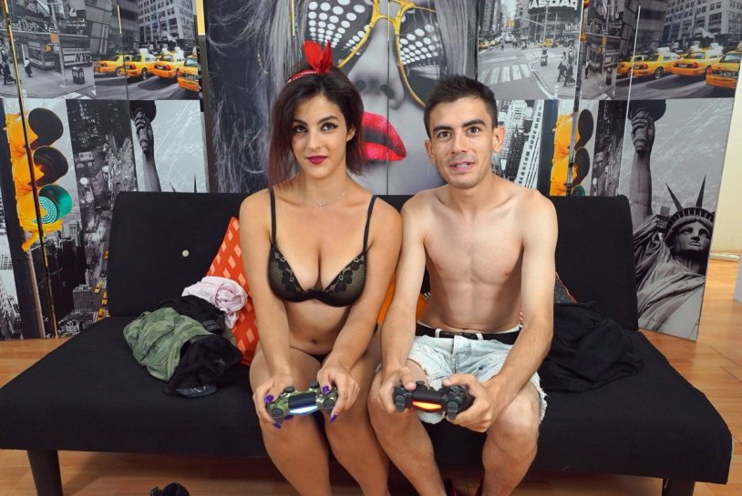 Bridge in a swimsuit