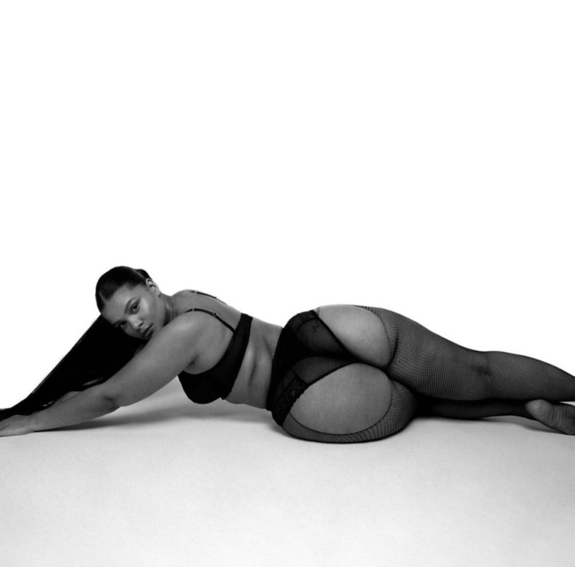 The fashion model Leslie Sidor