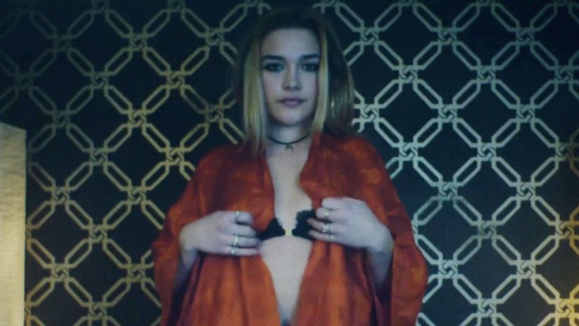 Florence I drink in a swimsuit