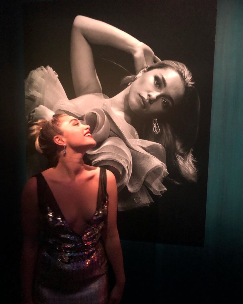 Florence Pugh Sheer Pink