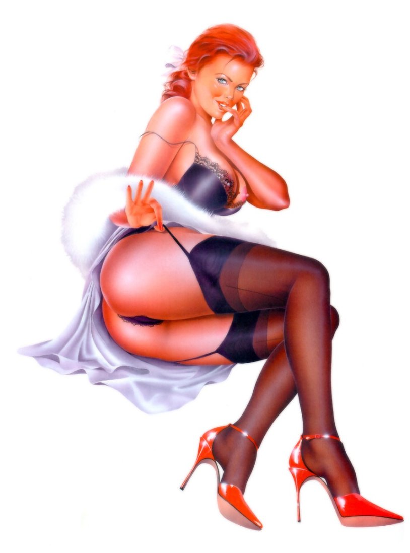 Erotic drawings PIN-up