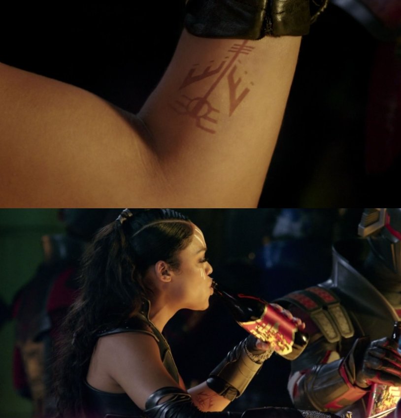 Tessa Thompson in underwear