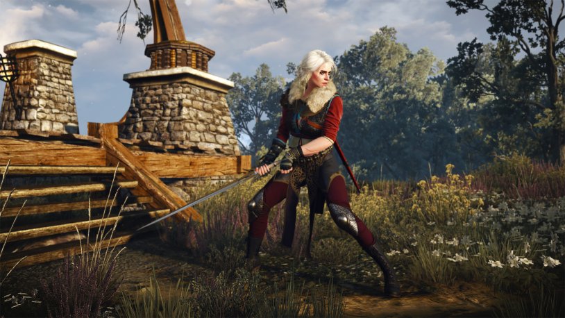 Triss Merigold and Geralt