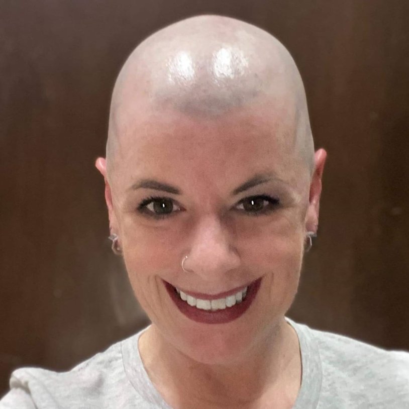 Bald porn actress Riley Nixon