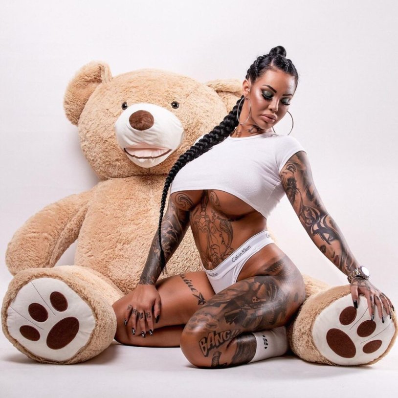 Beautiful chicks with tattoo