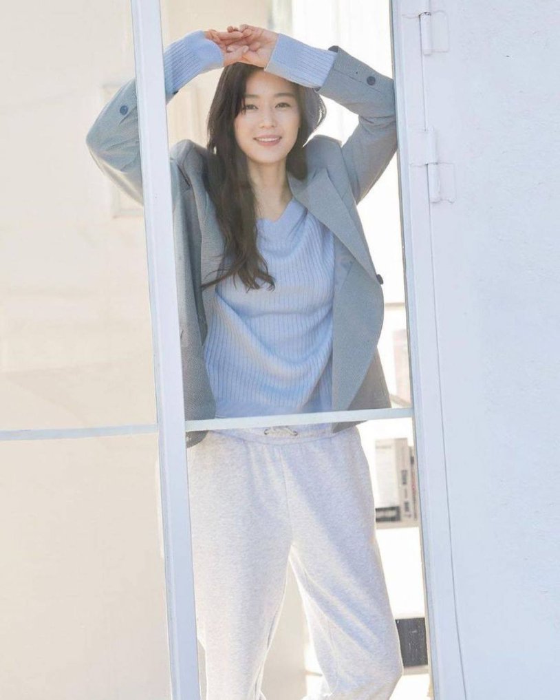 Jianna Jung in a swimsuit