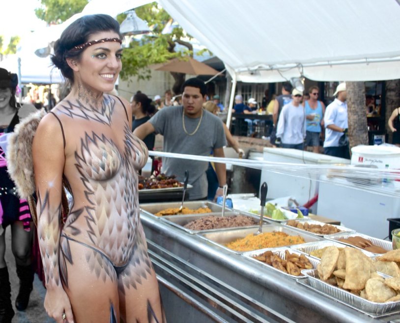 Erotic underwear at Fantasy Fest