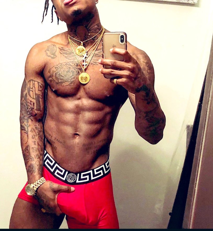 Male back on the bed