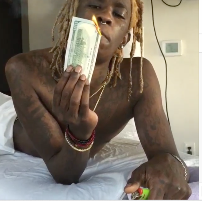 Girl Gangster in the car