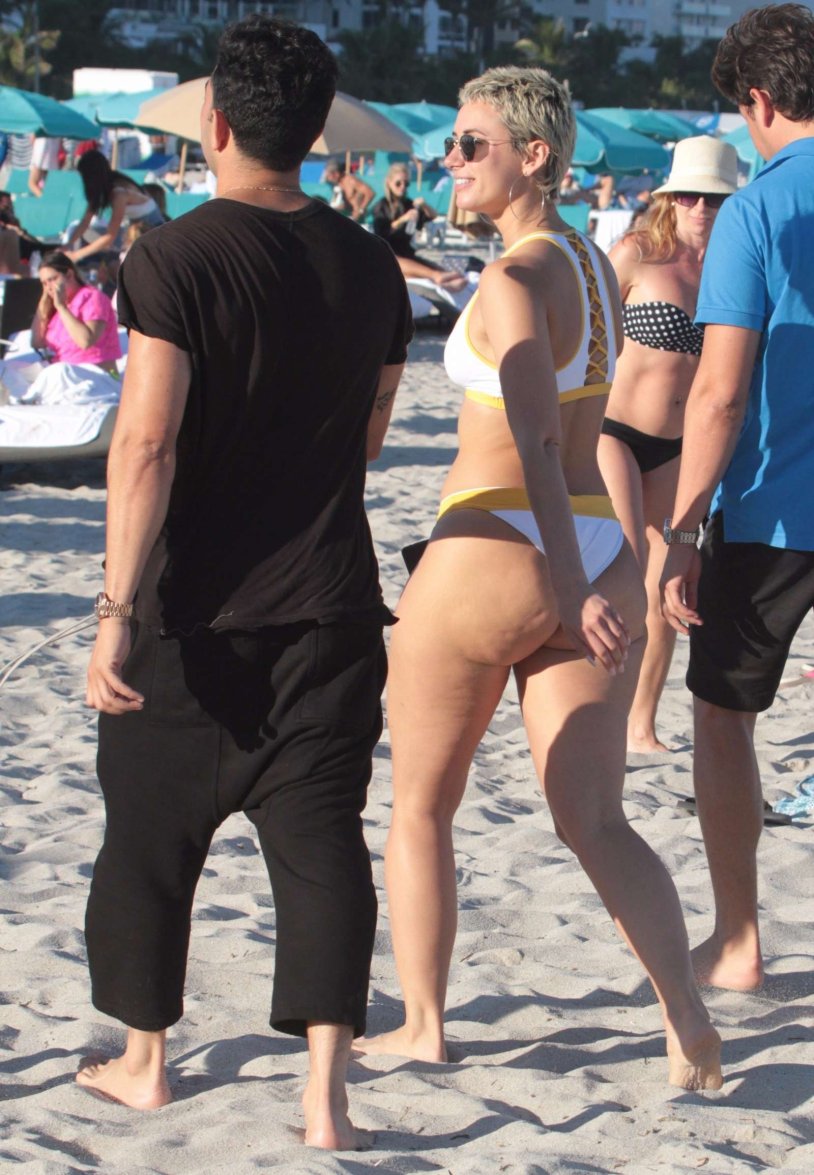 Bianca Eliza in a swimsuit