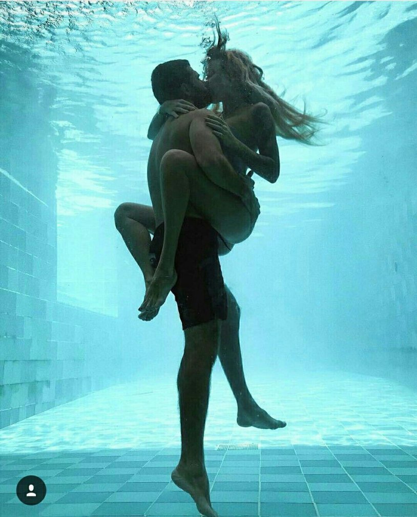 Girl under water in basics