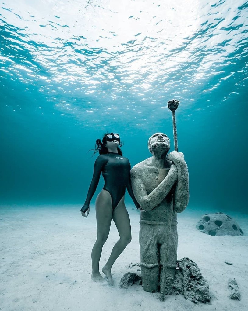 Big boobs of scuba gear