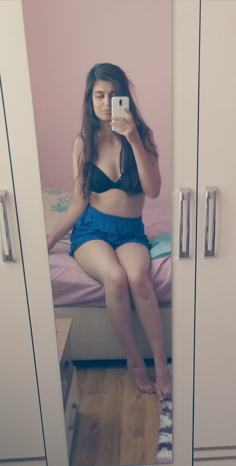 Brunette on Massage Brothers