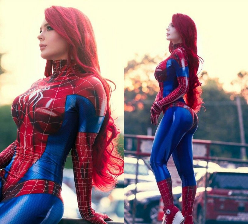 Spider Gerl with big breasts