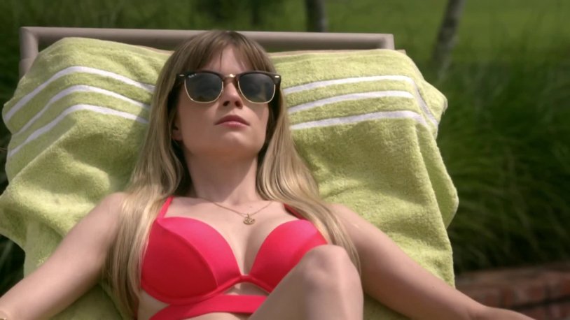 Emma Roberts in the film in underwear
