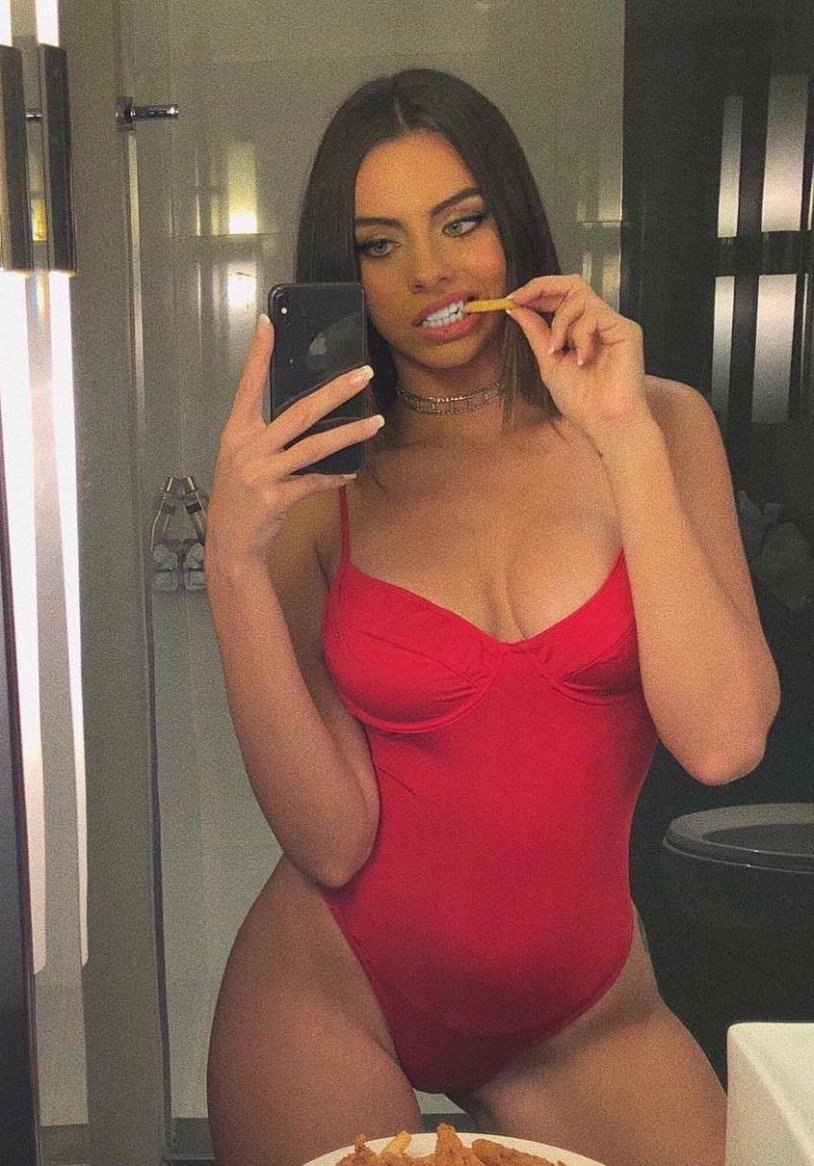 Brazilian model Priscilla Haggins