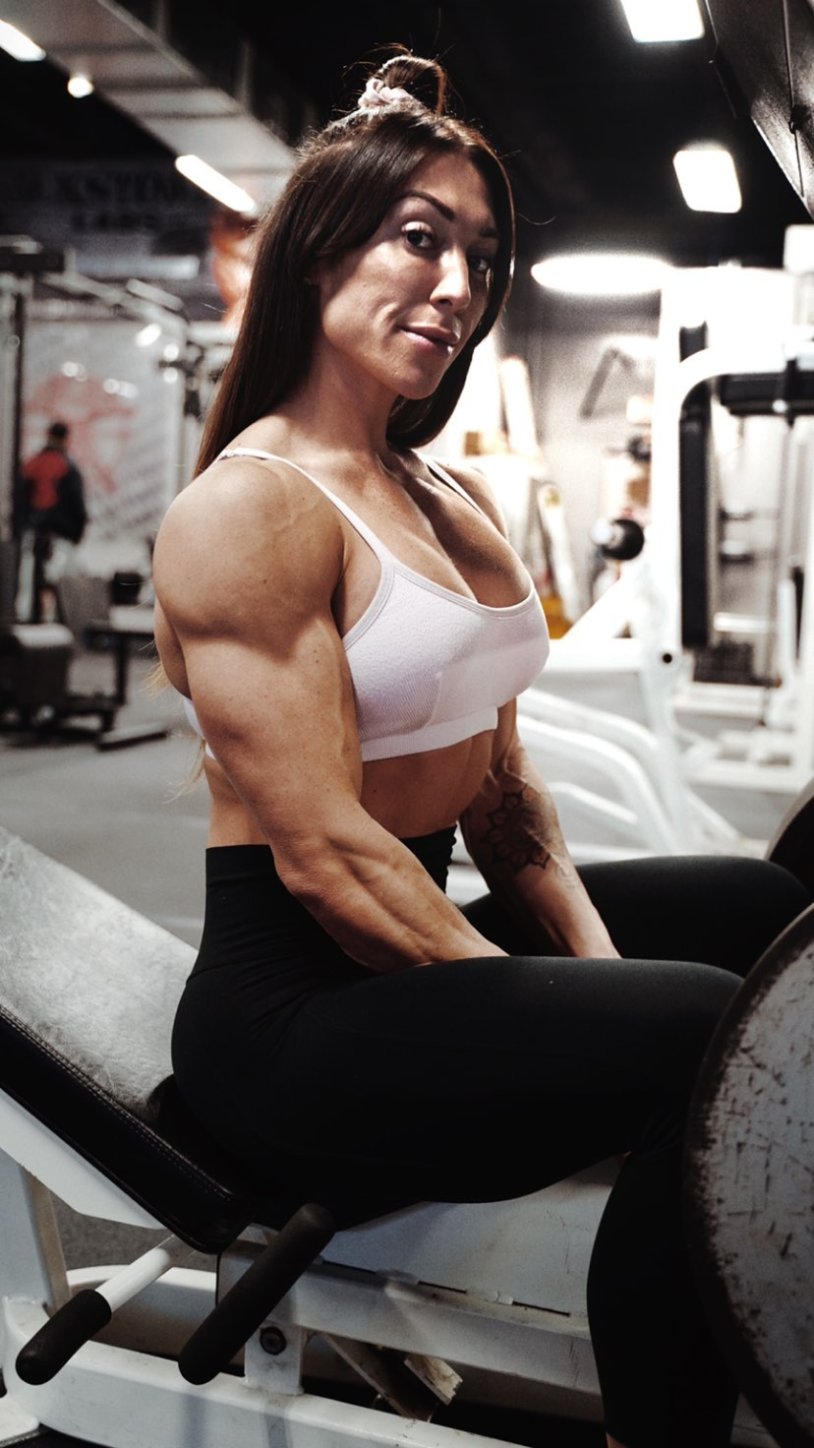 Bodybuilder Julia Glazycheva
