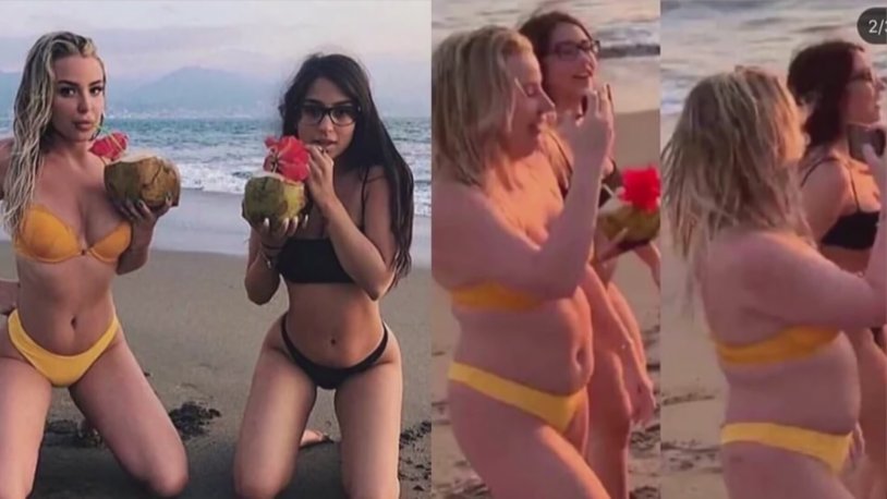 Beautiful female silhouette