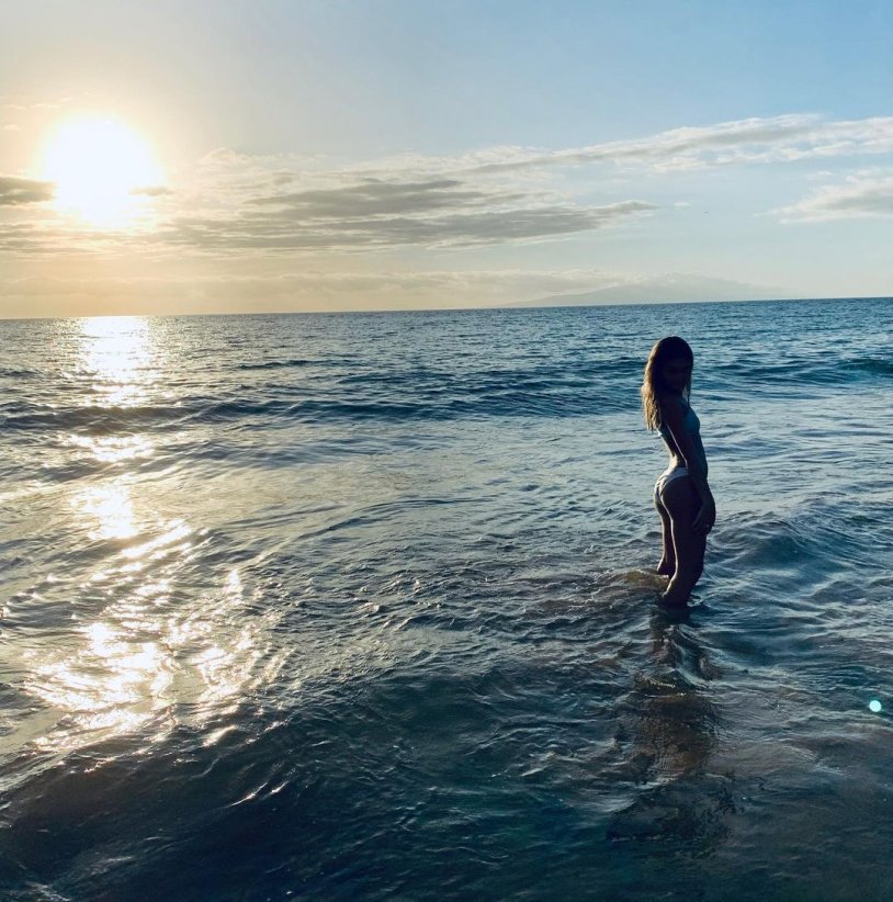 Alana Lister in a swimsuit