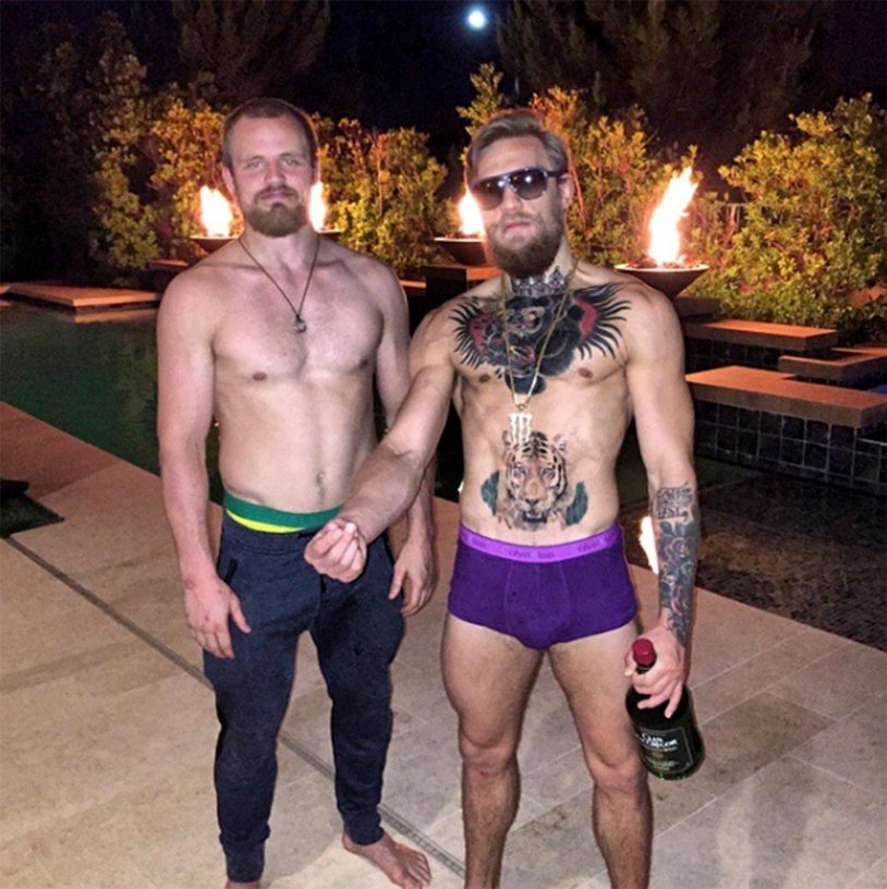 Conor McGregor in shorts