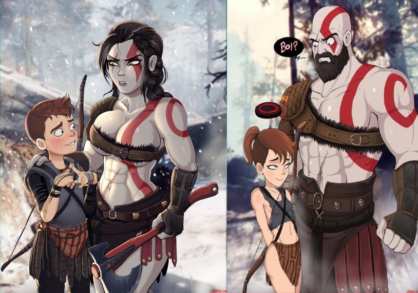 Octokuro Cosplay Kratos